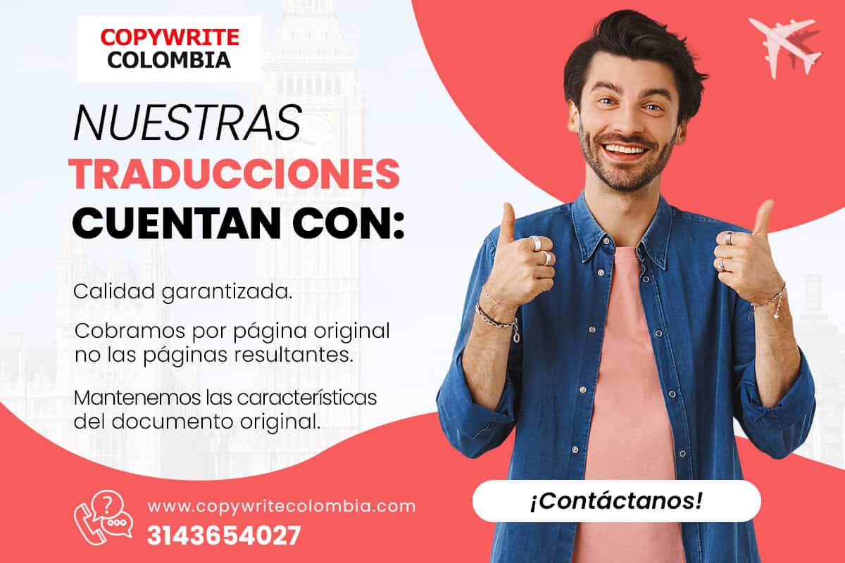 Copywrite Colombia Traducciones Oficiales Servicios de Traducciones Oficiales