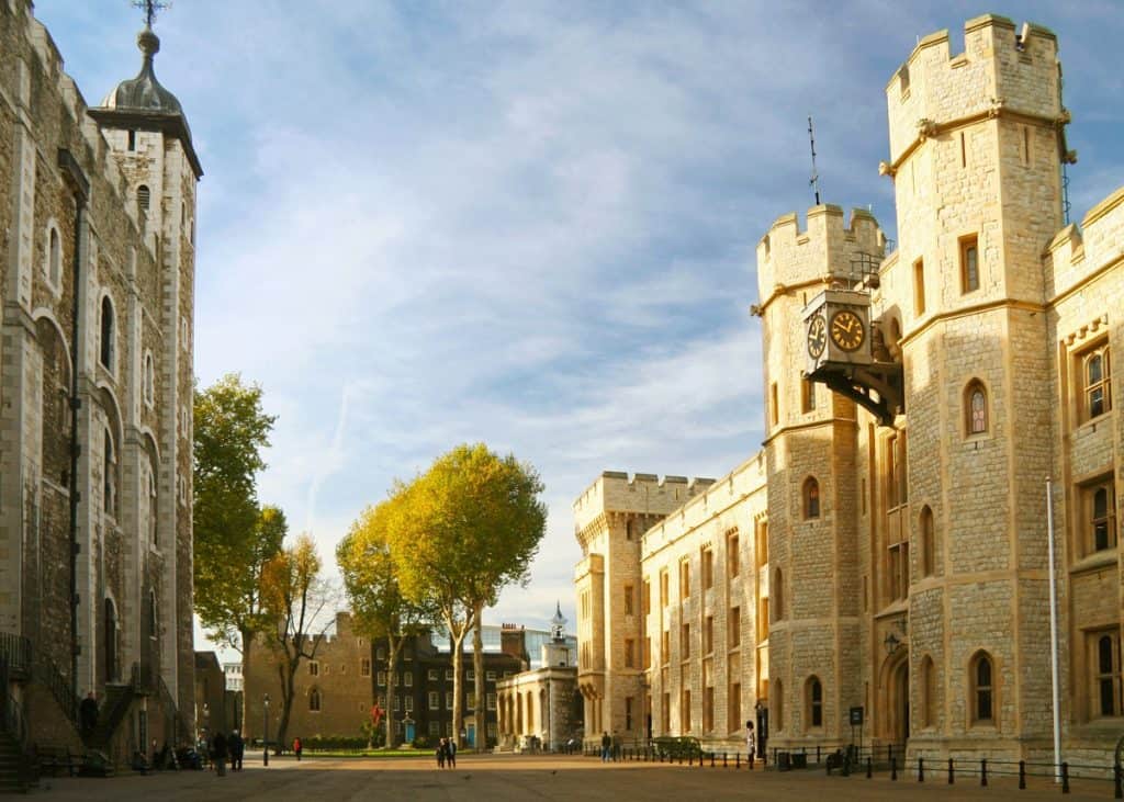 Calle en la Torre de Londres