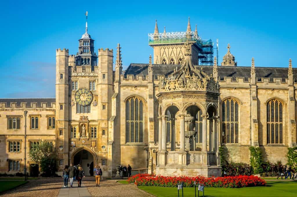 Cambridge, Trinity College, Reino Unido