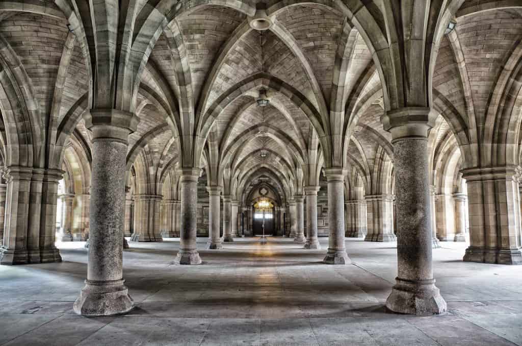 Cloisters, Universidad de Glasgow