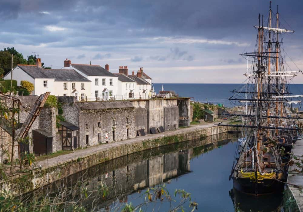 Puerto en Cornualles