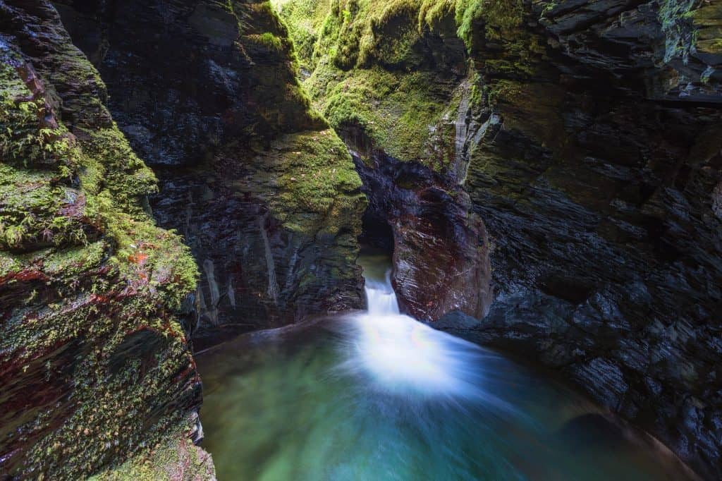 “Devils’ Cauldrons” en Lydford Gorge