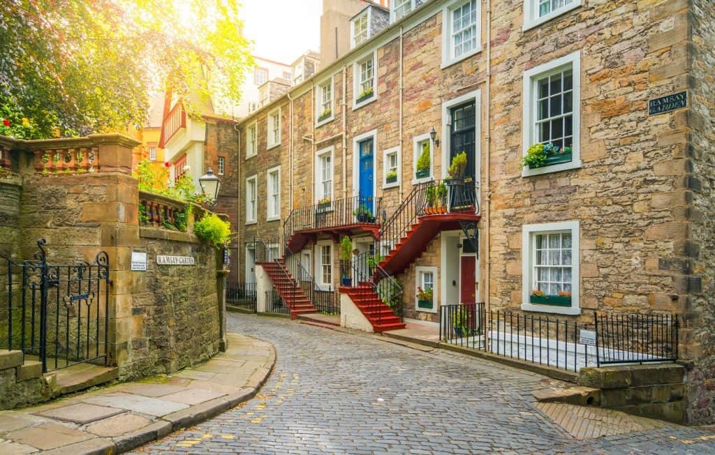 Calle en Edimburgo