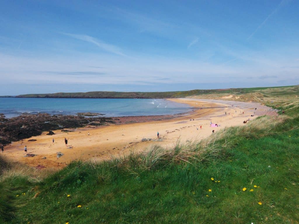 Freshwater West, Gales