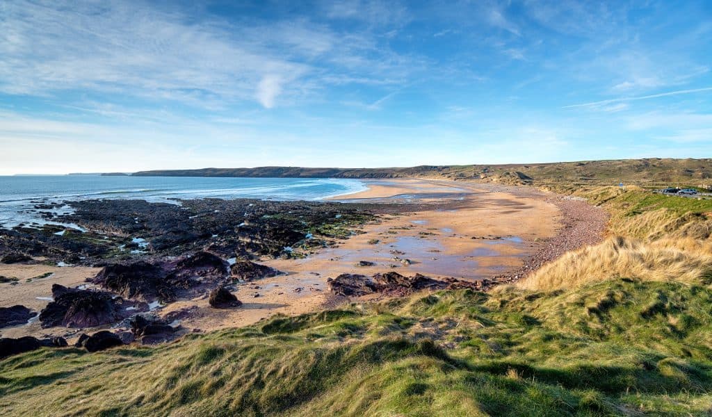 Freshwater West, Gales