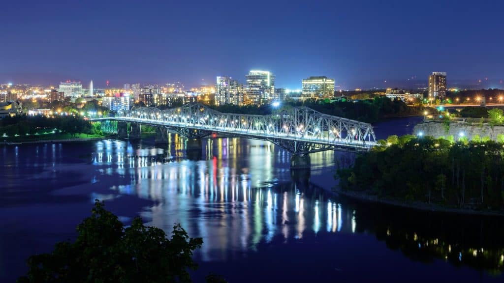 Gatineau, noche