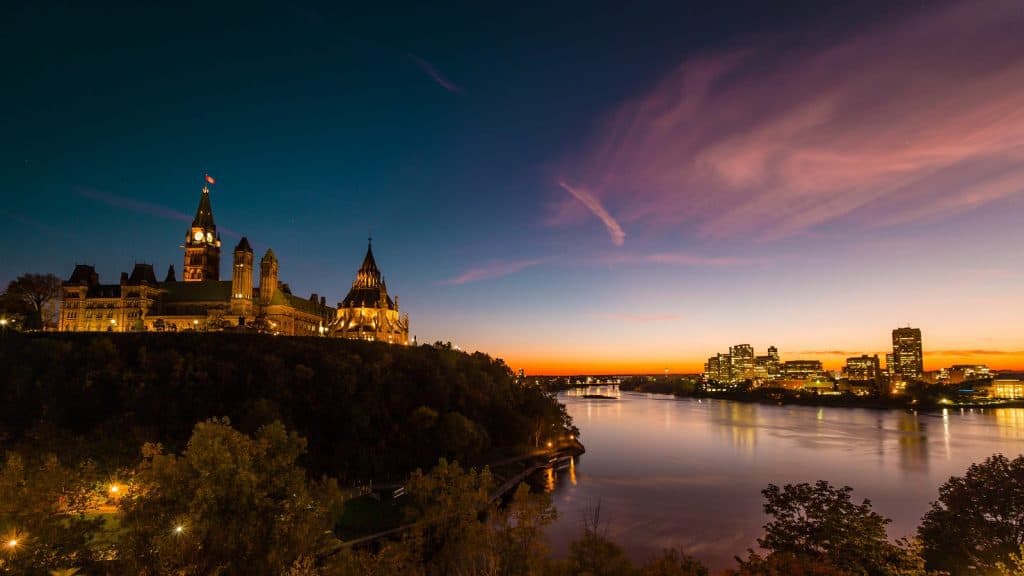 Gatineau, atardecer