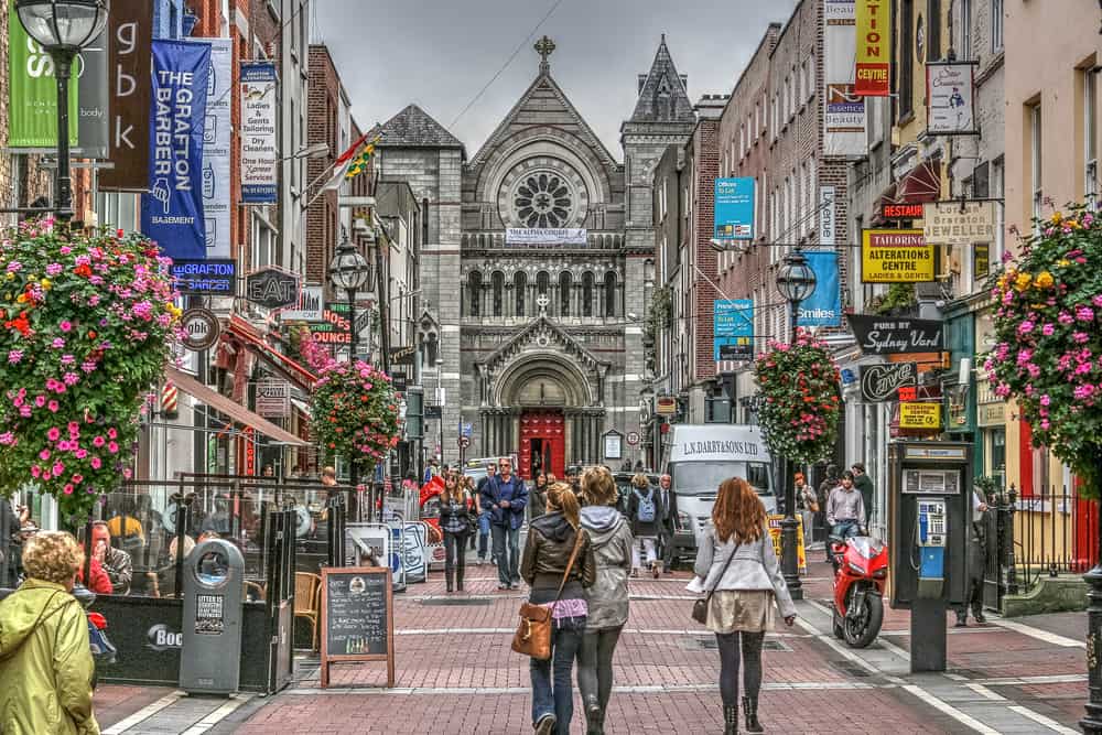 Grafton Street Mall Dublin