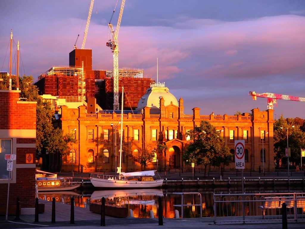 Atardecer en Hobart