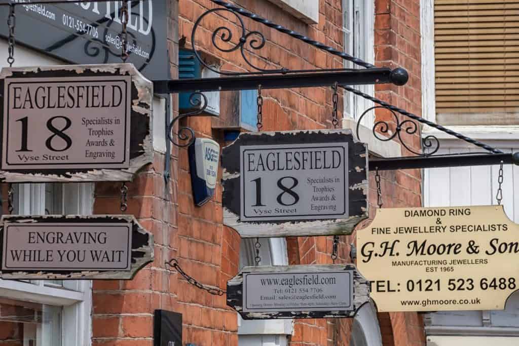 Barrio de las Joyas, Birmingham
