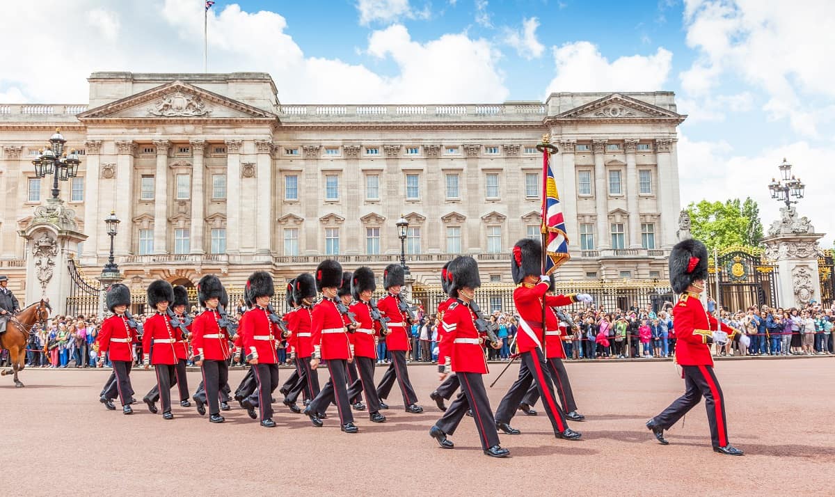 La ceremonia del cambio de guardia Coldstream Guards