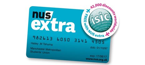 NUS extra tarjeta con ISIC