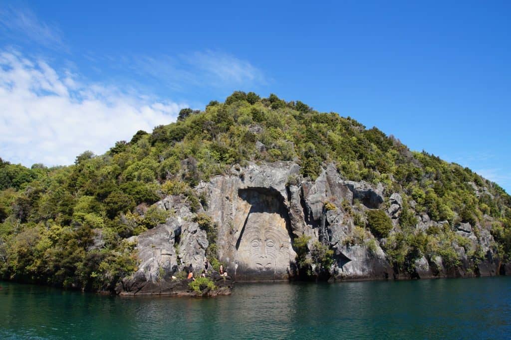 Ngatoroirangi Mine Bay Maori Rock Carvings
