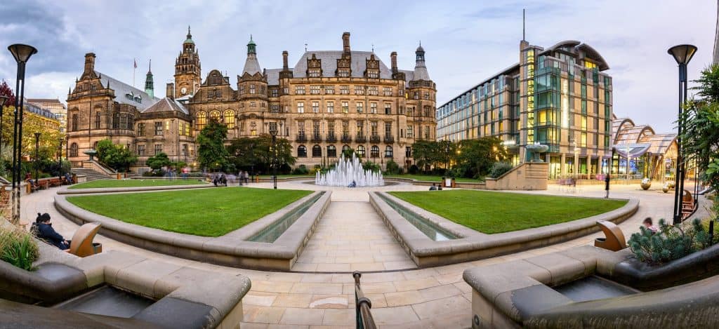 Peace Gardens Sheffield