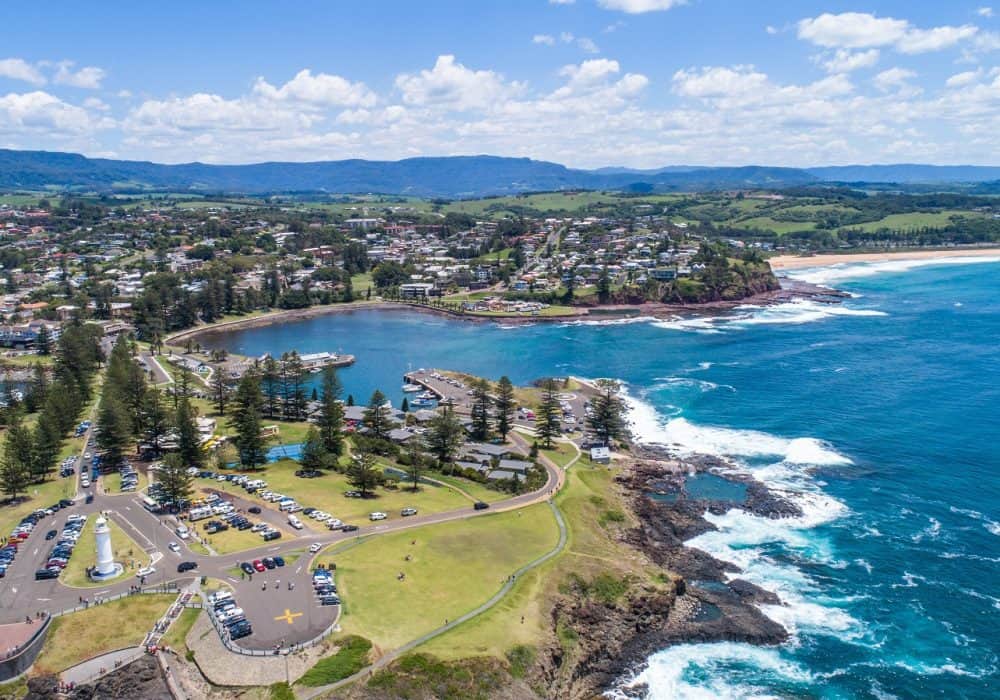 Wollongong vista desde arriba