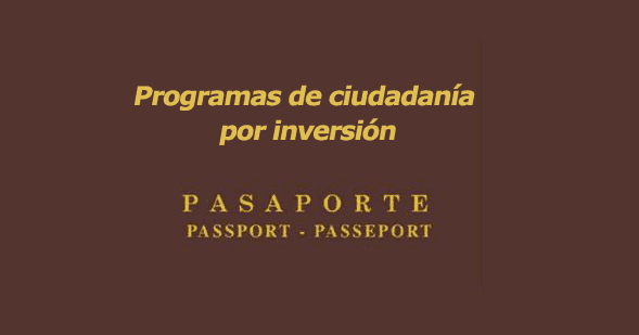Programas de ciudadanía por inversión