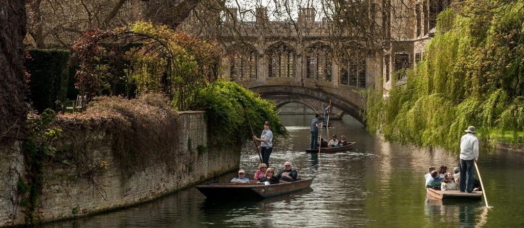 Punting, Cambridge, Reino Unido