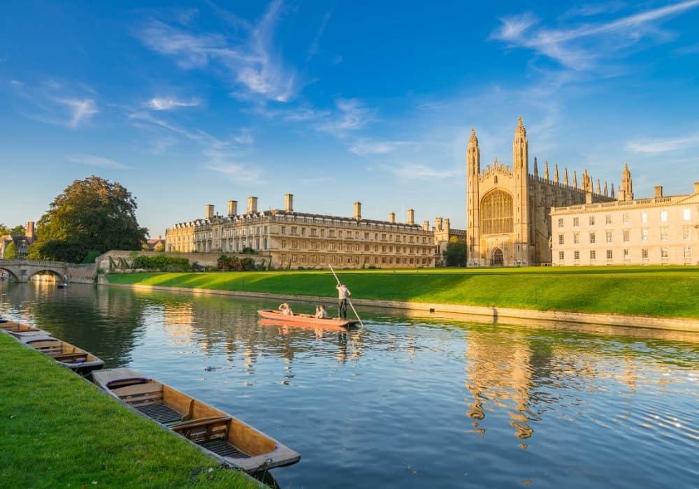 Punting, Cambridge, Reino Unido