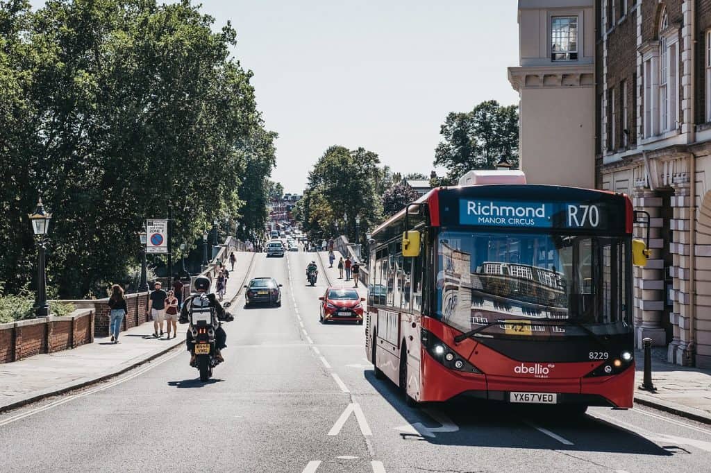 Bus en Richmond, Reino Unido