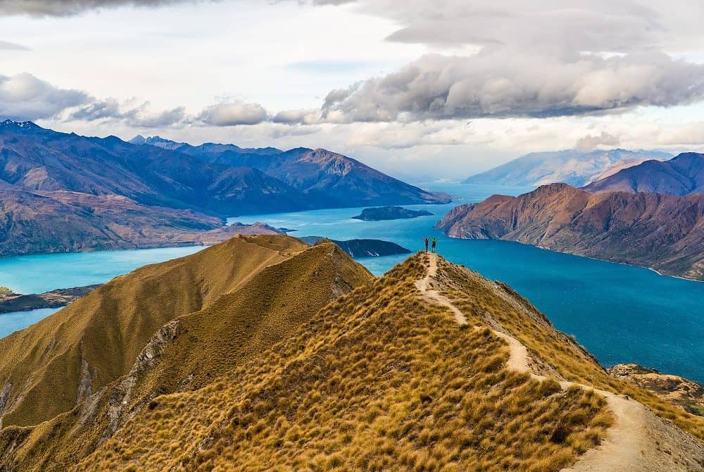 Roys Peak cerca de Wanaka Otago Isla del Sur Nueva Zelanda