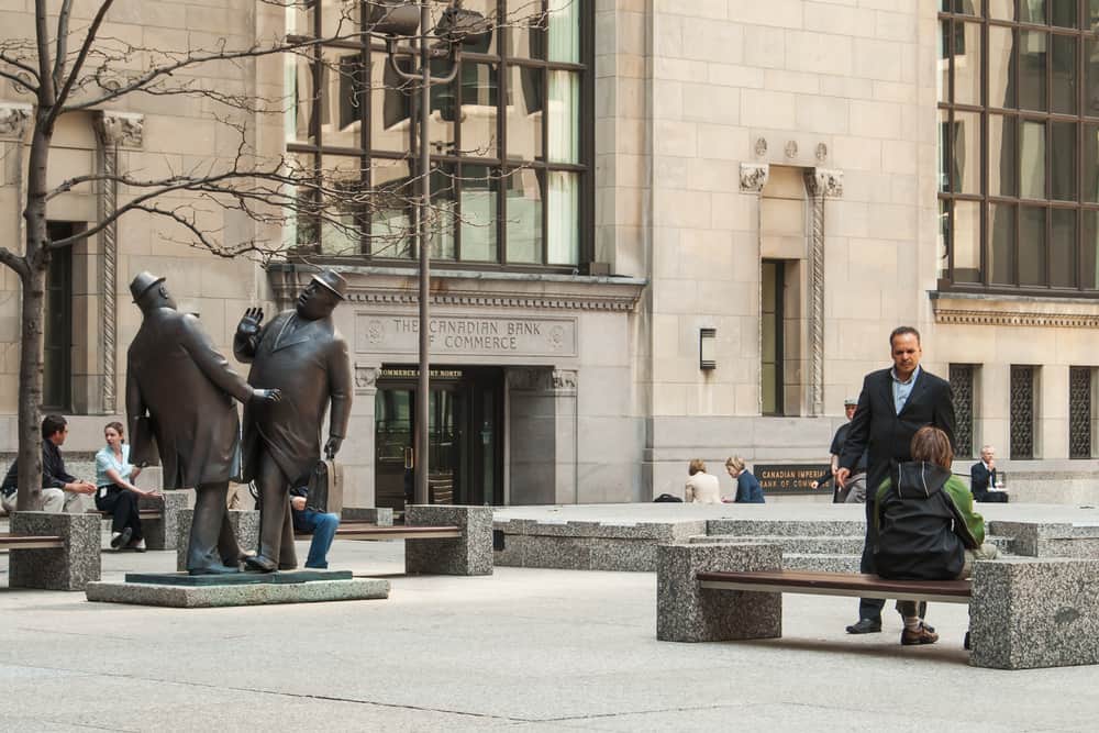 Sculpture 'The Encounter' Yorl University