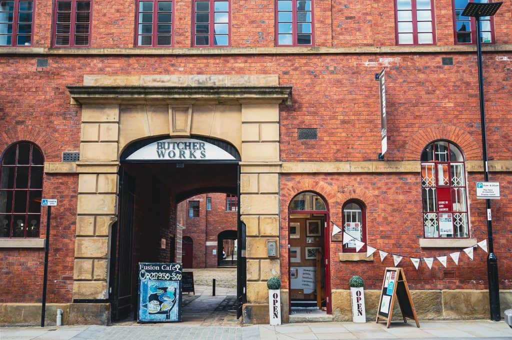 El centro de Sheffield