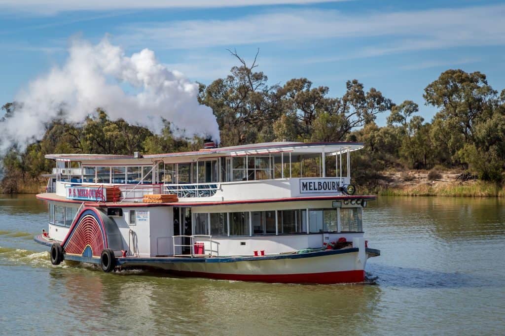 El Histórico Barco de Vapor "Melbourne"