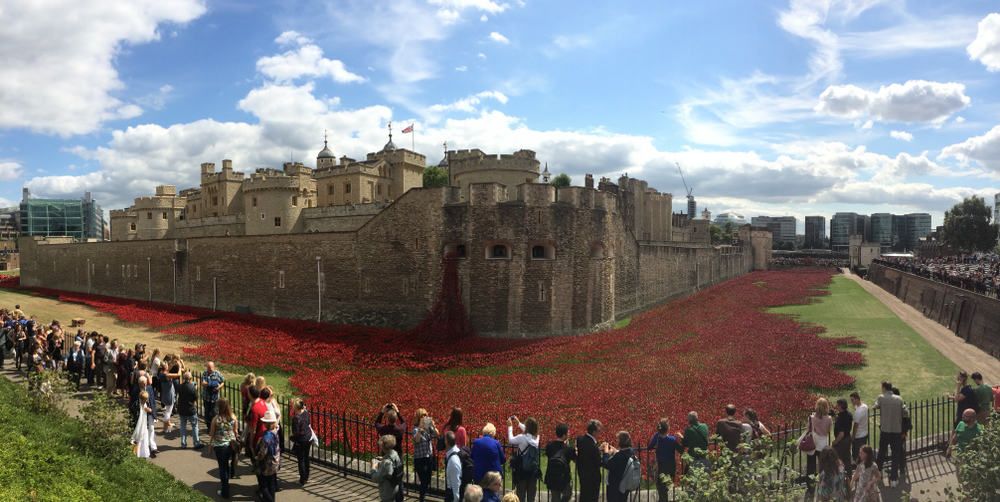 La Torre de Londres, conmemoración de la primera guerra mundial