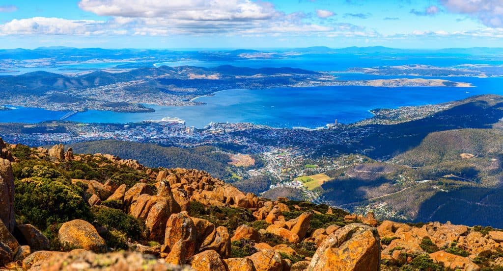 Vista desde el Monte Wellington