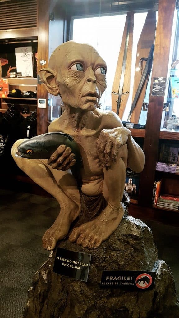 Gollum en Weta Works, Wellington