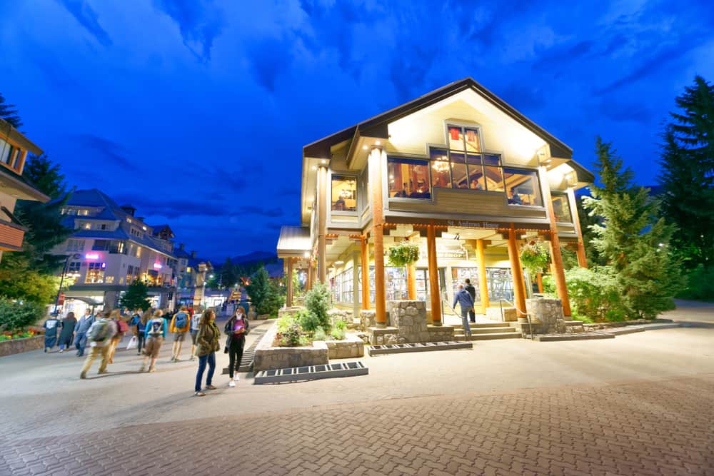 Calle en Whistler, Canadá
