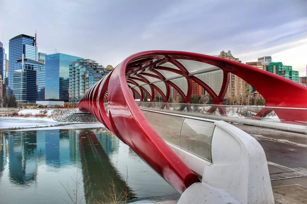 Calgary peace bridge