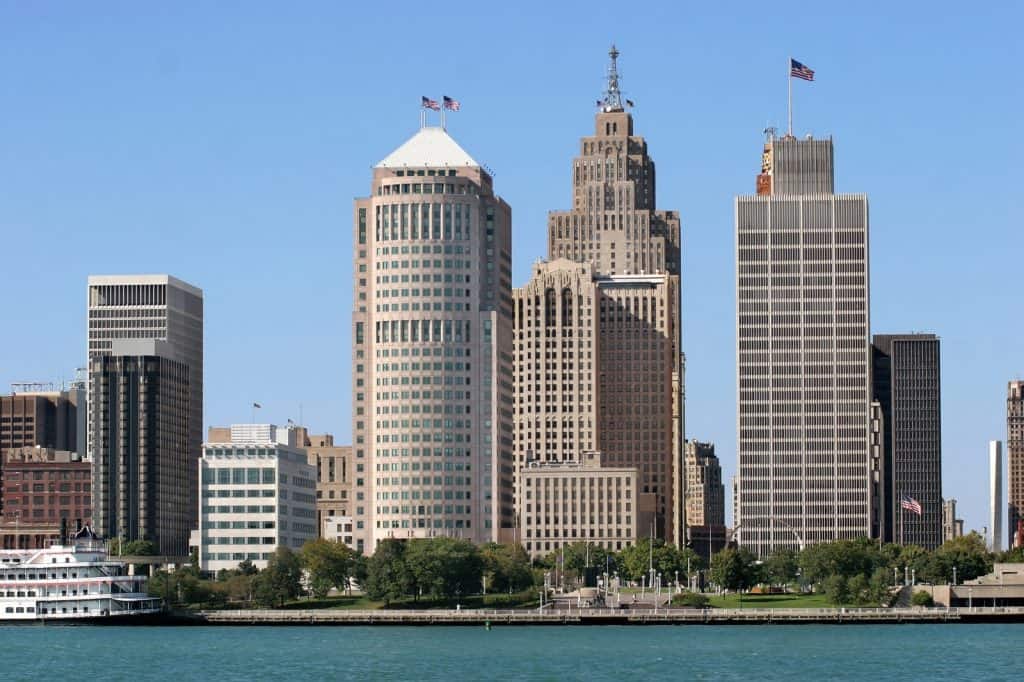 Detroit visto desde Windsor