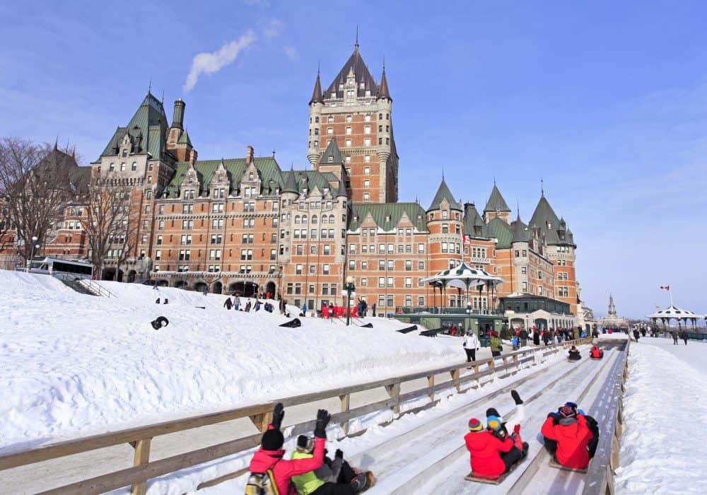 Chateau Frontenac,,Quebec invierno