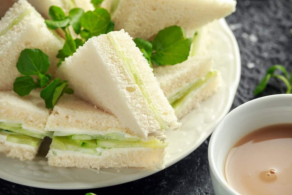 Sándwiches de pepino