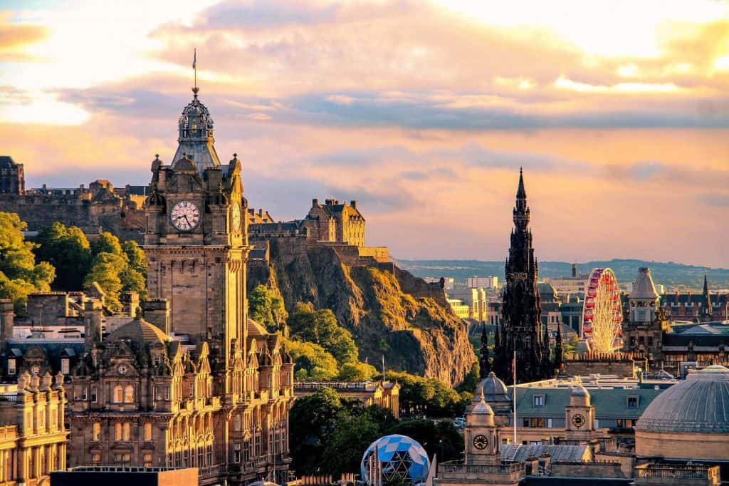 Vista Desde Calton Hill, Edimburgo 